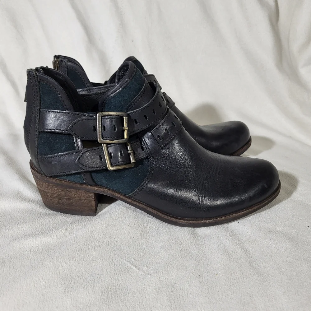 Ugg Australia Patsy Round Toe Leather Ankle Boot Size 8